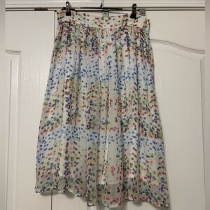 Chic Multicolor Polka Dot Mini Skirt